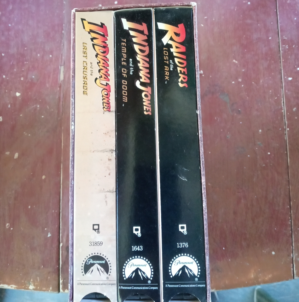 Indiana Jones VHS Collection